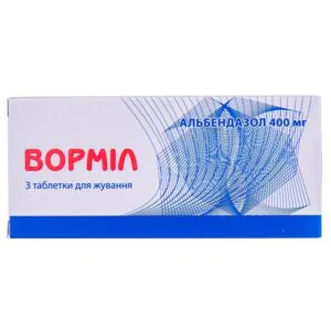 Vormil chewable tablets 400 mg blister 3 pcs.
