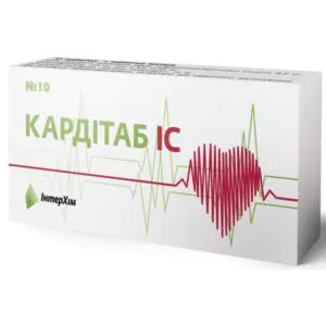 Carditab IC tablets blister 10 pcs