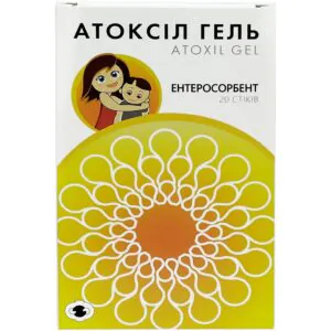 Gel that promotes the removal of toxins from the body Atoxil for internal use in sticks of 20 g 20 pcs.