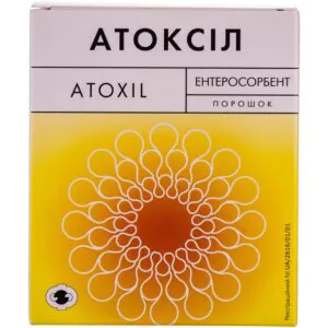 Atoxil powder for suspension preparation in sachets of 2 g, 20 pcs.