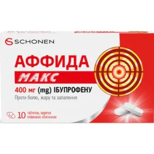 Affida Max film-coated tablets 400 mg blister 10 pcs.