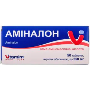 Aminalon film-coated tablets 250 mg 50 pcs.