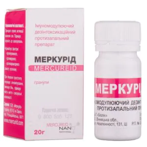 Mercureid granules container 20 g
