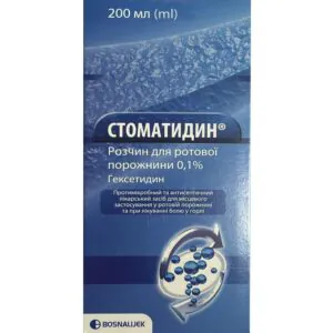 Stomatidin oral solution 0.1% bottle 200 ml