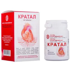 Cratal tablets container 60 pcs