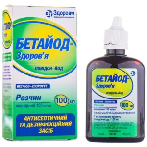 Betaiod Zdorovya cutaneous solution 100 mg/ml bottle 100 ml 1 pc.