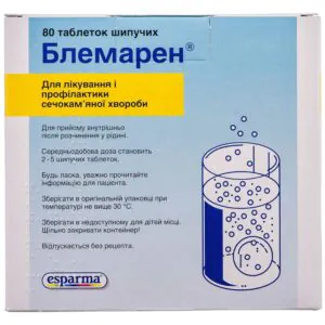 Blemaren effervescent tablets in containers 80 pcs