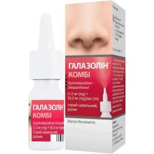 Galazolin Combi spray nasal solution 1 mg + 50 mg/ml bottle 10 ml