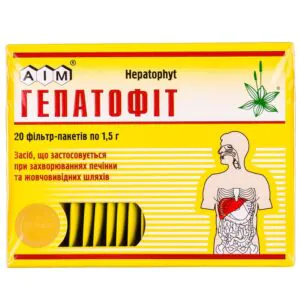 Hepatophyt medicinal herb blend in filter bags of 1.5 g, 20 pcs.
