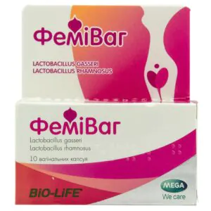 Femivag vaginal capsules tube 10 pcs