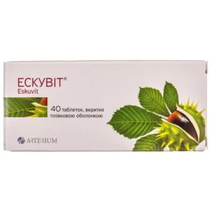 Eskuvit film-coated tablets 40 mg 4 blisters of 10 pieces