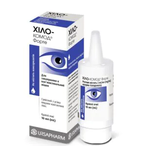 Hylo-Comod forte eye drops 2 mg/ml multidose container with pump 10 ml