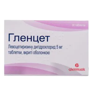 Glencet film-coated tablets 5 mg 30 pcs.