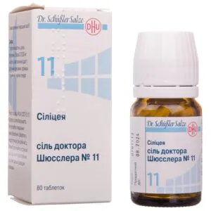 Silicea salt Dr. Schussler No. 11 tablets in a bottle 80 pcs