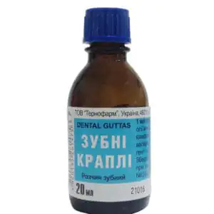 Tooth drops bottle 20 ml