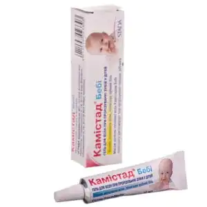 Gum gel Kamistad Baby for teething in children, tube 10 ml