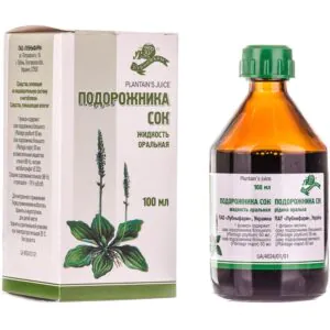 Plantain juice oral liquid bottle 100 ml